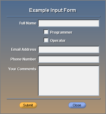 sample form